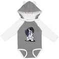 thumbnail image 3 of Inktastic Tri Color King Charles Spaniel Boys or Girls Long Sleeve Baby Bodysuit, 3 of 5