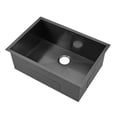 thumbnail image 6 of Tourner 27 x 19 Stainless Steel, Single Basin, Undermount Kitchen Sink in Black, 6 of 11