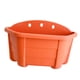 thumbnail image 3 of Maceta colgante para plantas con riego automático, soporte para barandilla, balcón y patio Naranja, 3 of 8