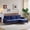 Navy Blue-L Shaped Sofa, variant on Ktaxon Corduroy Loveseat Sturdy Build, 2 Seater Sofa Solid Wood Frame, Living Room Couch Deep Seat for Small Space Apartment Home Green