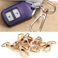 thumbnail image 1 of Dioche 10 Pcs Rotation Split Carabiner Keychain Lobster Clasp Keychain 13mm Carabiner, 1 of 8