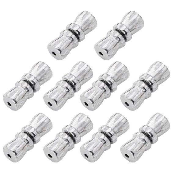 10pcs Jewelry Making Silver Color Screw Clasps Barrel Clasps Jewelry End Tips