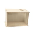 thumbnail image 2 of lionlar Hamster Digging Box Hamster Sand Bath Box Bed Visible Playing Hideout Rest Hutch 25cmx15cmx15cm, 2 of 9