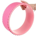 thumbnail image 3 of LEEYNEER Lot de 1 Roue de Yoga Ronde Rose pour les Maux de Dos et les Exercices d'Étirement, 3 of 7