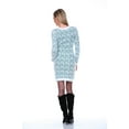 thumbnail image 4 of White Mark Universal 896-Green-L Angora Sweater Dresss - Green - Large, 4 of 5