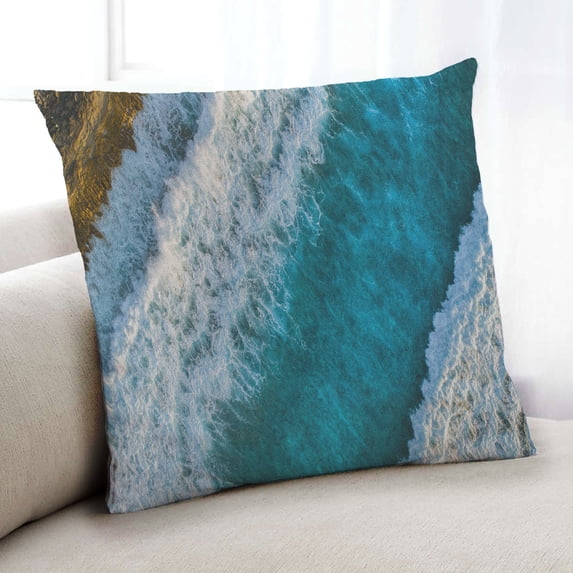 Ahgly Company Earth Nature Indoor Throw Pillow, 18 inch by 18 inch
