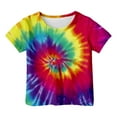 thumbnail image 3 of Tiijoy Toddler Boys Tie Dye T-Shirt Short Sleeve Casual T Shirt Summer Tee, Sizes 3-4T, 3 of 3