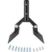 Aluminum Weathervane Roof Mount, Garden Weathervane Steel Roof Mount with Hardware, Adjus Weather Vanes Mount for Roofs, Black