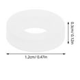 thumbnail image 2 of RUNROTOO 100pcs Drum Sound Insulation Pad Plastic Washers White Durable Protection for Musicians, 2 of 8