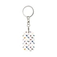 thumbnail image 2 of Uemuo Various Rooster Pattern Rectangular Metal Keychain - Durable, Stylish, and Personalized Key Ring for Men and Women,Engraved Keychain,Gift Slim Sturdy Keychain, 2 of 7