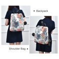 thumbnail image 4 of FORMRS Women's Travel Backpack Purse Anti-Theft Hidden Pockets Casual Shoulder Bag, White Sea Plants, 4 of 7