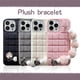 thumbnail image 2 of iPhone 11 12 13 14 Plus PRO MAX 14pro 14 Rejilla De Felpa Con Pulsera Funda Blanda, 2 of 4