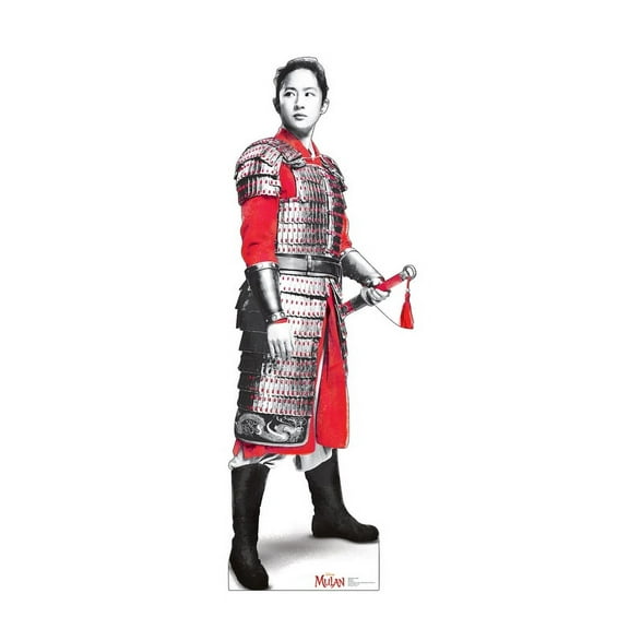 Lifesize Mulan as Soldier (Disney's Mulan Live Action) Cardboard Cutout Standup