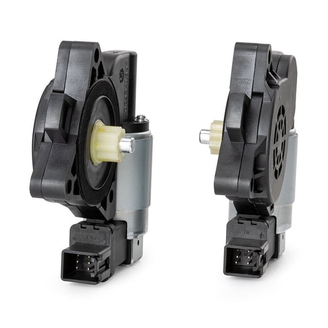 2 Pieces Fits 2007 - 2015 for Mazda CX-9 Front Left + Right Power Window Regulator Motor -