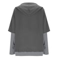 thumbnail image 4 of Hvyesh Stripe Sweashirts Women Trendy Long Sleeve Hoodies Fashion Patchwork, 4 of 9