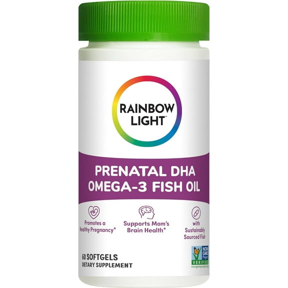 Prenatal Dha Smart Essentials Omega-3 Fatty Acids | 60 Softgels | by Rainbow Light