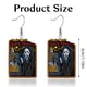 thumbnail image 4 of Pendientes acrílicos de fantasmas, pendientes colgantes de Halloween, pendientes de películas de terror, pendientes colgantes con personajes y texto, pendientes de Halloween, 4 of 5
