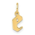 thumbnail image 1 of Diamond2Deal 14K Yellow Gold Lowercase Letter E Initial Pendant for Women, 1 of 3