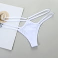 thumbnail image 3 of Panties for Women,Low Rise Thong Underwear Comfortable Everyday Lingerie,Womens Underwear,White,L, 3 of 6