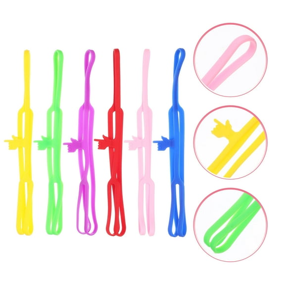 Worgeous Adorable Silicone Bookmarks for Reading Use Portable Funny Page Markers Assorted Color Small Size Lightweight