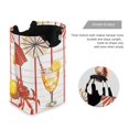 thumbnail image 3 of Yayeee Freestanding Laundry Hamper with Handle Collapsible Large Storage Basket for Clothes, Beach Crab, 3 of 7