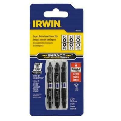 

1pk Irwin IWAF32DEP2S23 Double-Ended Impact Bit Set 3 Piece 2-3/8
