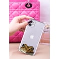 thumbnail image 3 of WIRESTER Transparent Soft Gel TPU Clear Case Slim Protective Cover for Apple Iphone 11 6.1" 2019, Spotted Leopard Frog, 3 of 3
