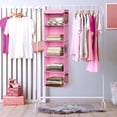 thumbnail image 5 of Organizador de armario Simple Houseware, 5 estantes, color rosa, 5 of 5