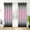 Black, variant on RisChhery Pink Gradient Grommet Top Window Drapes, Thermal Insulated, 42×63 In, Set of 2