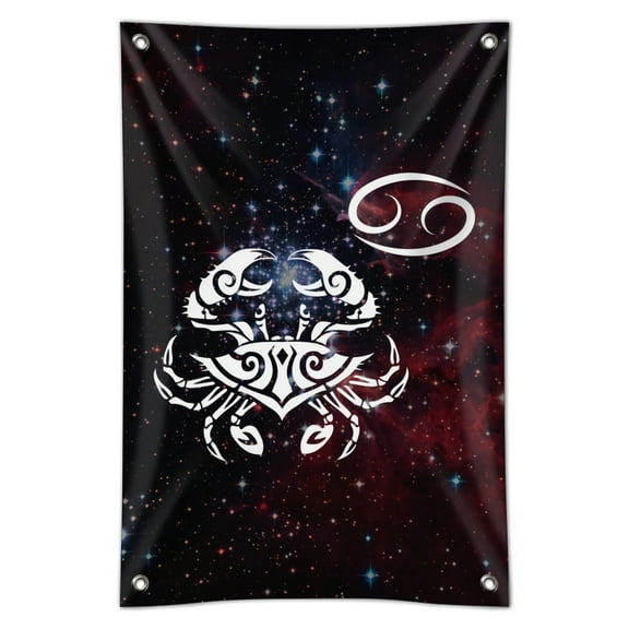 Cancer Crab Zodiac Sign Horoscope in Space Home Business Office Sign
