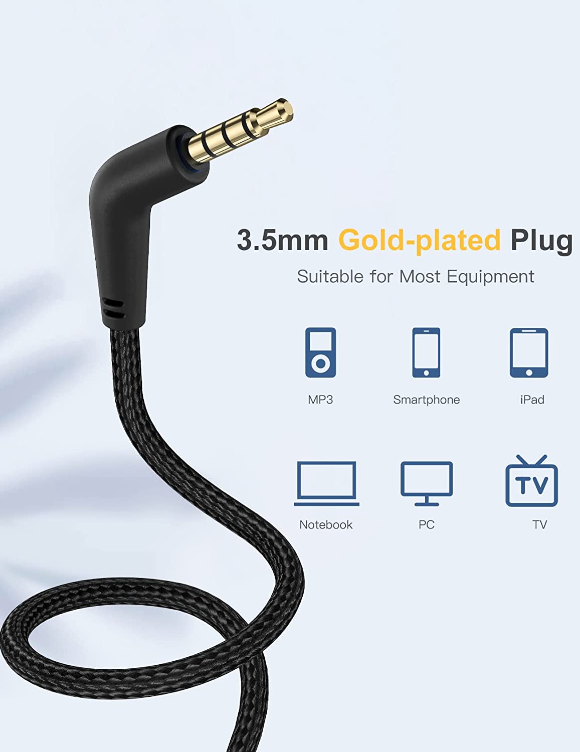 Comvin Kids Headphones with Cord - Foldable Wired Design photo 2
