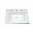 thumbnail image 2 of American Imaginations 25-in. W 3H8-in. Ceramic Top Set In White Color - Overflow Drain Incl. AI-33129, 2 of 9