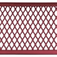 thumbnail image 7 of 6' Rectangular Expanded Metal Picnic Table, 72"L x 62"W, Red, 7 of 7