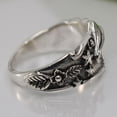 thumbnail image 3 of 1Pc Retro Multi-elements Finger Ring Mushroom Leaf Star Ring Finger Decor Silver, 3 of 7