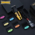 thumbnail image 7 of VGR 285 Fresh Fade Hair Clippers for Men, 9000RPM Professional Barber Clippers for Hair Cutting, Cordless Small Hair Trimmer Lightweight Versatile Barber Kit with 6 Magnetic Guide Combs, LED Display, 7 of 7