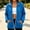 Blue, variant on Bomber Jacket Women Casual Knit Fall Jacket Zipper Sweatshirts Shackets with Pockets- Beige M