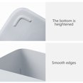 thumbnail image 6 of Ikohbadg Multi-Purpose White Plastic Storage Bins for Pantry Organization with Four Handles, Ideal for Kitchen, Bathroom, Office, Crafts, and Toy Storage, 6 of 6