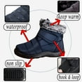 thumbnail image 3 of HAJINK Womens Snow Boots Warm Waterproof Comfortable Slip on Outdoor Winter Shoes, 3 of 6