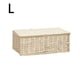 thumbnail image 3 of Bewildely Cesta de almacenamiento de ratán de papel, duradera y conveniente para cualquier lugar, contenedor de almacenamiento amplio, Almacenamiento y organización del hogar Beige Grande 36*26*15, 3 of 6