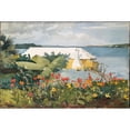 thumbnail image 2 of Winslow Homer 24x17 Gold Ornate Framed and Double Matted Museum Art Print Titled - Flower Garden and Bungalow, Bermuda (1899), 2 of 4