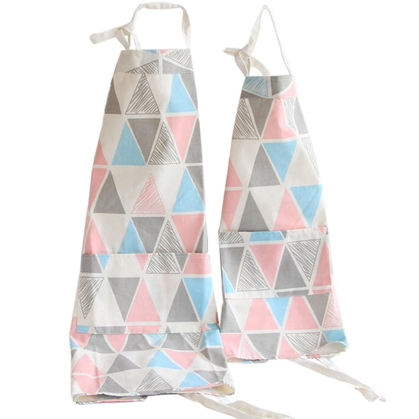 Delantal Ficarrico para padres e hijos con bolsillo, delantal de chef ajustable para cocinar, hornear y pintar