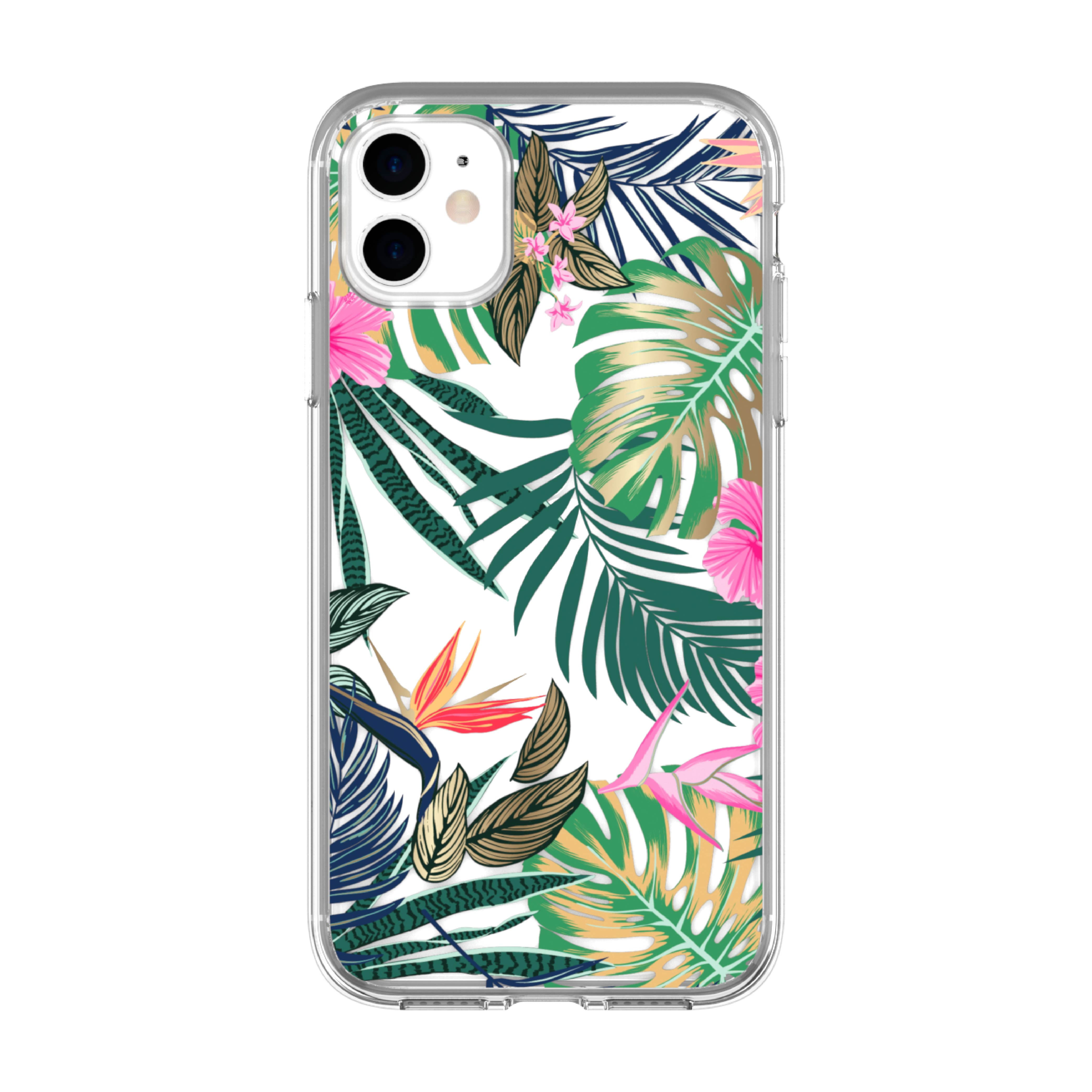onn. Fashion Phone Case for iPhone 11, iPhone XR Palm Floral