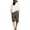 A-Army Green1961, variant on XIAONU Women's Solid Knee Length Shorts Drawstring Waist Side Pockets Shorts