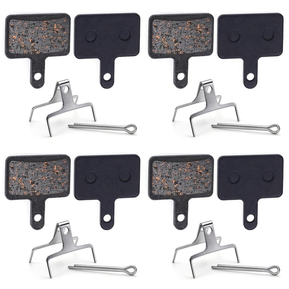 4 Pairs Bike Brake Pads, Brake Pads Disc Brake Pads for Mountain Bike Disc Brakes, Bike Pads Compatible with TRP Tektro Shimano Deore Br