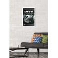 thumbnail image 2 of NFL New York Jets - Helmet 16 Wall Poster, 14.725" x 22.375" Framed, 2 of 6