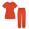 thumbnail image 1 of Sivvan Womenâ€™s Scrub Set - Multi Pocket Cargo Pants & Stylish Mock Wrap Top, 1 of 4