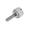 thumbnail image 4 of Uxcell 4Pcs Round Flat Head Knurled Thumb M2.5x8mm Hand Clamping Threaded Screws Knob Bolts for Calipers, 4 of 5