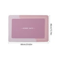 thumbnail image 3 of sruoe Bath Rugs, Bath Mats for Bathroom Floor, Bathroom Rugs, Non Slip WaterAbsorbent Stain Resistant Bath Mats, Rubber Mat, Bathroom Door Mat Household Use, Pink, 3 of 5