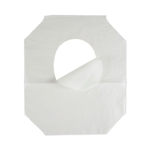 Boardwalk BWKK1000B 14.17 in. x 16.73 in. Premium Half-Fold Toilet Seat Covers - White (1000/Carton)