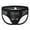 Black, variant on COSFO Mens Underwear Briefs Striped with Contour Pouch Underwear Ice Silk Breathable Classic Fit Mens Underwear